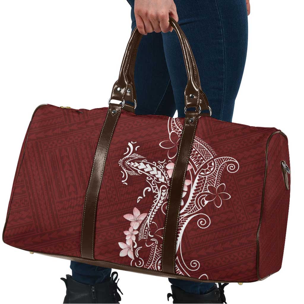Oxblood Hawaii Travel Bag Hammerhead Shark Tattoo Curve Polynesian LT14 - Polynesian Pride
