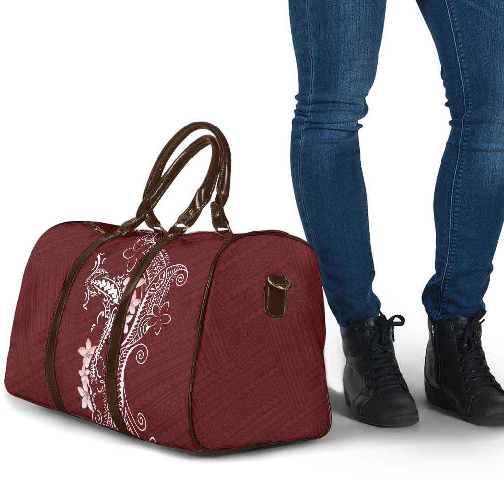 Oxblood Hawaii Travel Bag Hammerhead Shark Tattoo Curve Polynesian LT14 - Polynesian Pride
