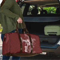 Oxblood Hawaii Travel Bag Hammerhead Shark Tattoo Curve Polynesian LT14 - Polynesian Pride