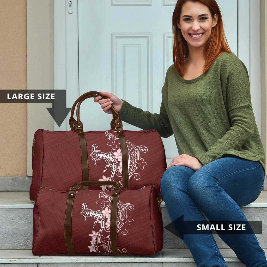 Oxblood Hawaii Travel Bag Hammerhead Shark Tattoo Curve Polynesian LT14 - Polynesian Pride