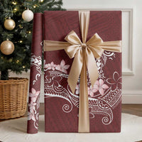 Oxblood Hawaii Wrapping Paper Hammerhead Shark Tattoo Curve Polynesian LT14 - Polynesian Pride
