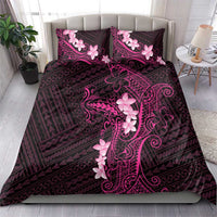 Pink Hawaii Bedding Set Hammerhead Shark Tattoo Curve Polynesian LT14 - Polynesian Pride