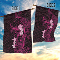 Pink Hawaii Garden Flag Hammerhead Shark Tattoo Curve Polynesian LT14 - Polynesian Pride