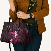 Pink Hawaii Leather Bag Hammerhead Shark Tattoo Curve Polynesian LT14 - Polynesian Pride