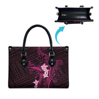 Pink Hawaii Leather Bag Hammerhead Shark Tattoo Curve Polynesian LT14 - Polynesian Pride