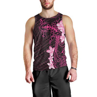 Pink Hawaii Men Tank Top Hammerhead Shark Tattoo Curve Polynesian LT14 - Polynesian Pride