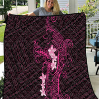 Pink Hawaii Quilt Hammerhead Shark Tattoo Curve Polynesian LT14 Pink - Polynesian Pride