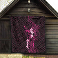 Pink Hawaii Quilt Hammerhead Shark Tattoo Curve Polynesian LT14 - Polynesian Pride