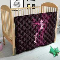 Pink Hawaii Quilt Hammerhead Shark Tattoo Curve Polynesian LT14 - Polynesian Pride