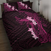 Pink Hawaii Quilt Bed Set Hammerhead Shark Tattoo Curve Polynesian LT14 Pink - Polynesian Pride
