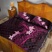 Pink Hawaii Quilt Bed Set Hammerhead Shark Tattoo Curve Polynesian LT14 - Polynesian Pride