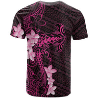 Pink Hawaii T-Shirt - Hammerhead Shark Tattoo Curve Polynesian LT14 - Polynesian Pride