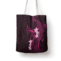 Pink Hawaii Tote Bag Hammerhead Shark Tattoo Curve Polynesian LT14 - Polynesian Pride