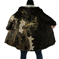 Black and Gold Hawaii Cloak Hammerhead Shark Tattoo Curve Polynesian LT14 - Polynesian Pride