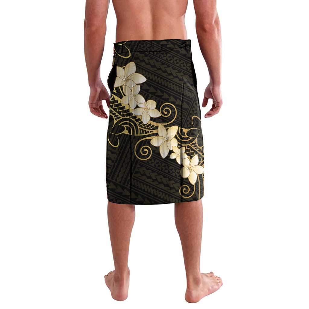 Black and Gold Hawaii Lavalava Hammerhead Shark Tattoo Curve Polynesian LT14 - Polynesian Pride