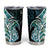 Proud Aotearoa Tumbler Cup Maori Silver Fern Mix Paua Shell Pattern