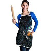 Personalized New Zealand Darts Beer Apron Paua Shell Aotearoa Maori Tattoo LT14 - Polynesian Pride