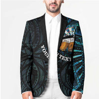 Personalized New Zealand Darts Beer Blazer Paua Shell Aotearoa Maori Tattoo LT14 - Polynesian Pride