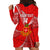 Personalised Tonga College Alete Hoodie Dress Kolisi Tonga Ngatu Pattern LT14 - Polynesian Pride