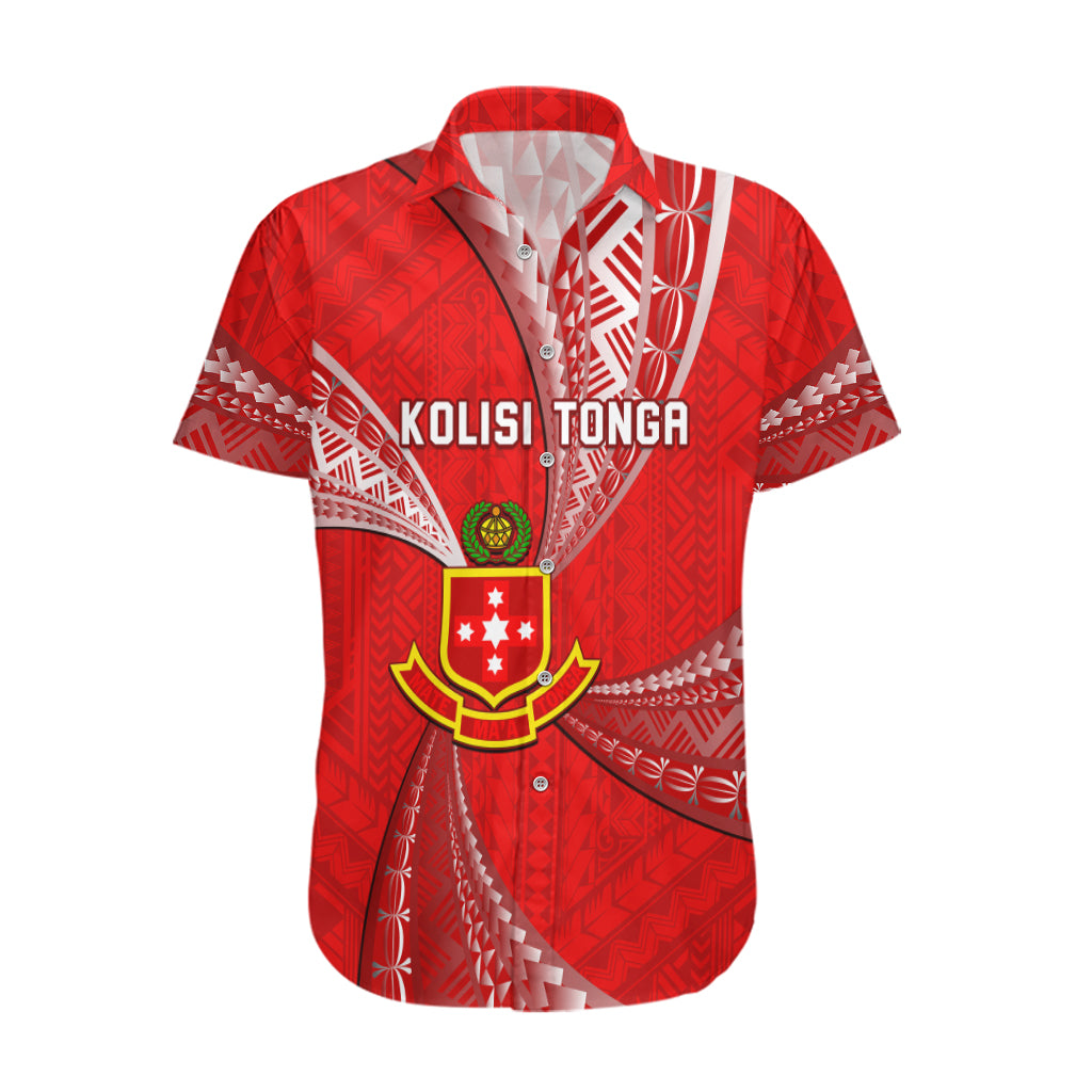 Personalised Tonga College Alete Hawaiian Shirt Class Of Year Kolisi Tonga Ngatu Pattern LT14 Red - Polynesian Pride