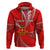 Custom Tonga College Alete Hoodie Class of Year Kolisi Tonga Ngatu Pattern LT14 Pullover Hoodie Red - Polynesian Pride