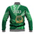 Personalised Tonga Saineha High School Baseball Jacket Class Of Year Tongan Ngatu Pattern LT14 - Polynesian Pride