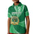 Personalised Tonga Saineha High School Kid Polo Shirt Class Of Year Tongan Ngatu Pattern LT14 Kid Green - Polynesian Pride