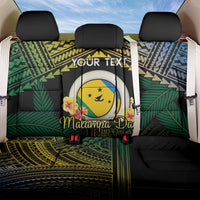 Personalised Malampa Day Back Car Seat Cover Vanuatu Provinces Polynesian Pattern LT14 One Size Black - Polynesian Pride