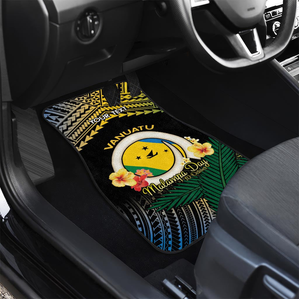 Personalised Malampa Day Car Mats Vanuatu Provinces Polynesian Pattern LT14 - Polynesian Pride