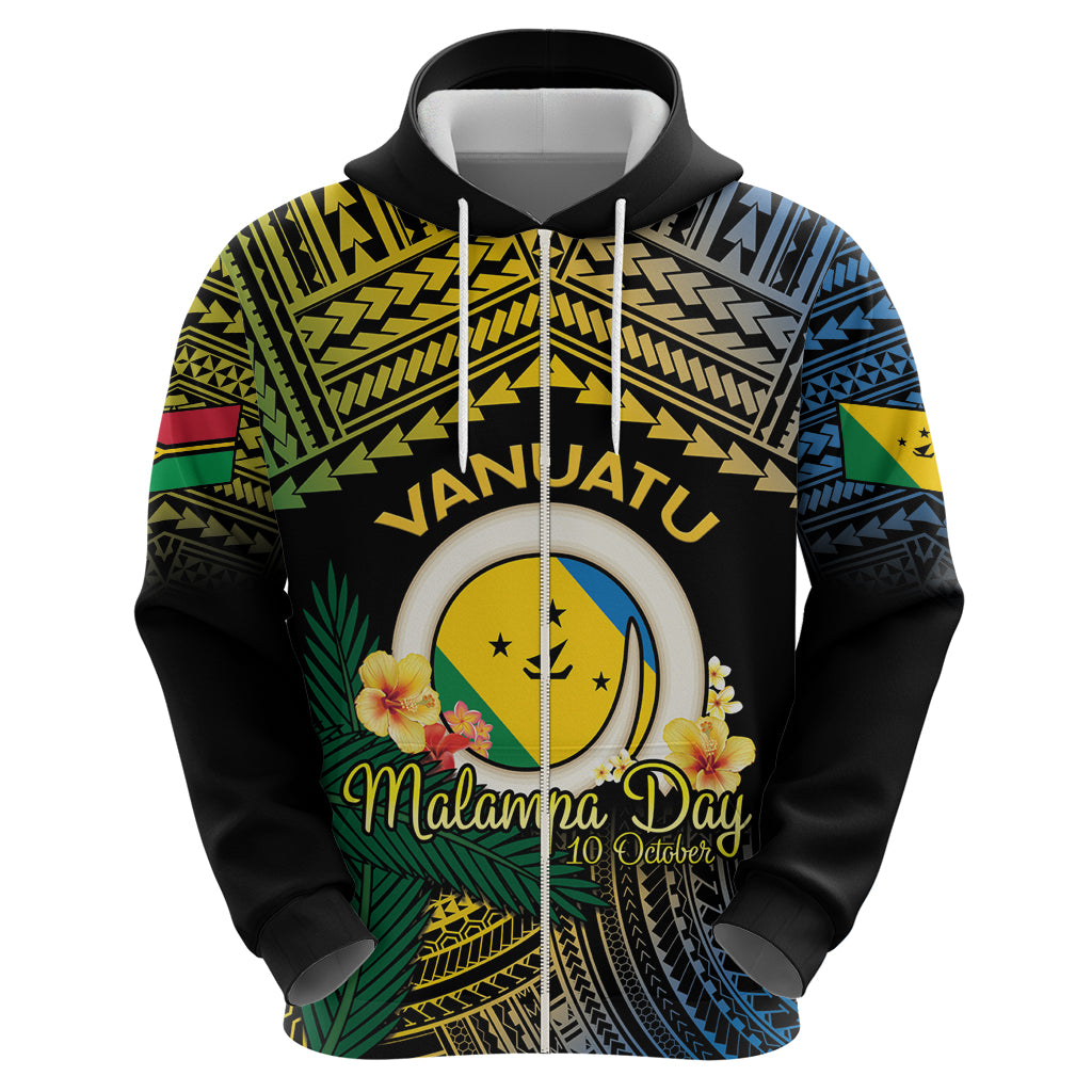 Personalised Malampa Day Hoodie Vanuatu Provinces Polynesian Pattern LT14 - Polynesian Pride