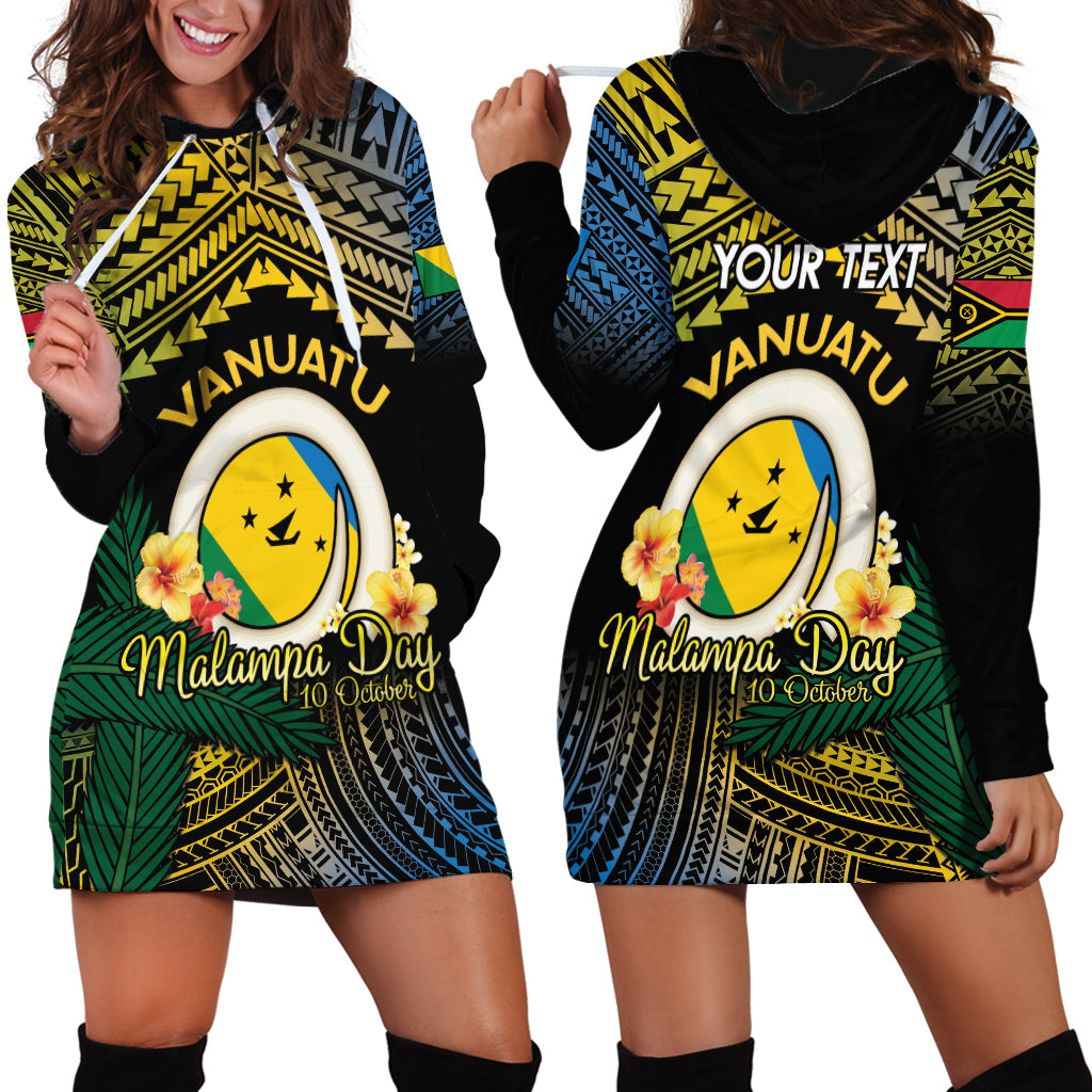Personalised Malampa Day Hoodie Dress Vanuatu Provinces Polynesian Pattern LT14 - Polynesian Pride