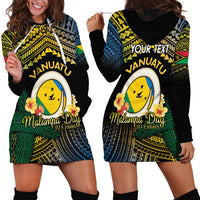 Personalised Malampa Day Hoodie Dress Vanuatu Provinces Polynesian Pattern LT14 - Polynesian Pride