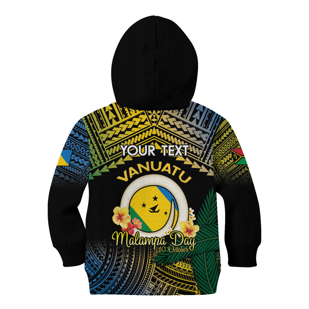Personalised Malampa Day Kid Hoodie Vanuatu Provinces Polynesian Pattern LT14 - Polynesian Pride