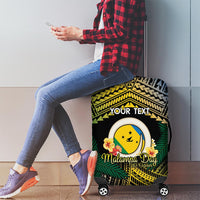 Personalised Malampa Day Luggage Cover Vanuatu Provinces Polynesian Pattern LT14 - Polynesian Pride