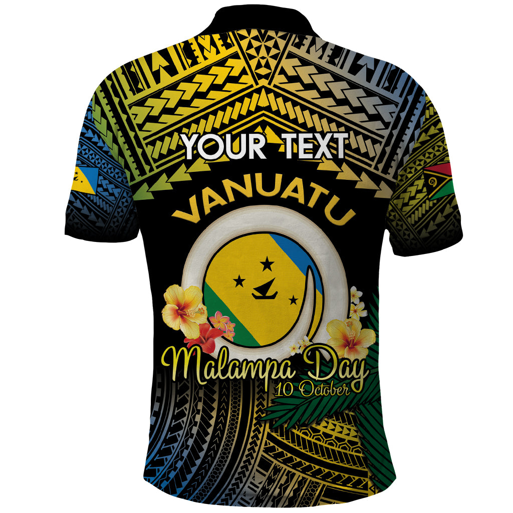 Personalised Malampa Day Polo Shirt Vanuatu Provinces Polynesian Pattern LT14 - Polynesian Pride