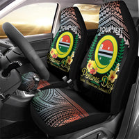 Personalised Penama Day Car Seat Cover Vanuatu Provinces Polynesian Pattern LT14 - Polynesian Pride