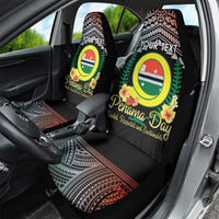 Personalised Penama Day Car Seat Cover Vanuatu Provinces Polynesian Pattern LT14 - Polynesian Pride