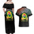 Personalised Penama Day Couples Matching Off Shoulder Maxi Dress and Hawaiian Shirt Vanuatu Provinces Polynesian Pattern