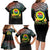 Personalised Penama Day Family Matching Long Sleeve Bodycon Dress and Hawaiian Shirt Vanuatu Provinces Polynesian Pattern