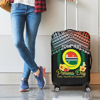 Personalised Penama Day Luggage Cover Vanuatu Provinces Polynesian Pattern LT14 - Polynesian Pride