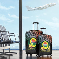Personalised Penama Day Luggage Cover Vanuatu Provinces Polynesian Pattern LT14 - Polynesian Pride