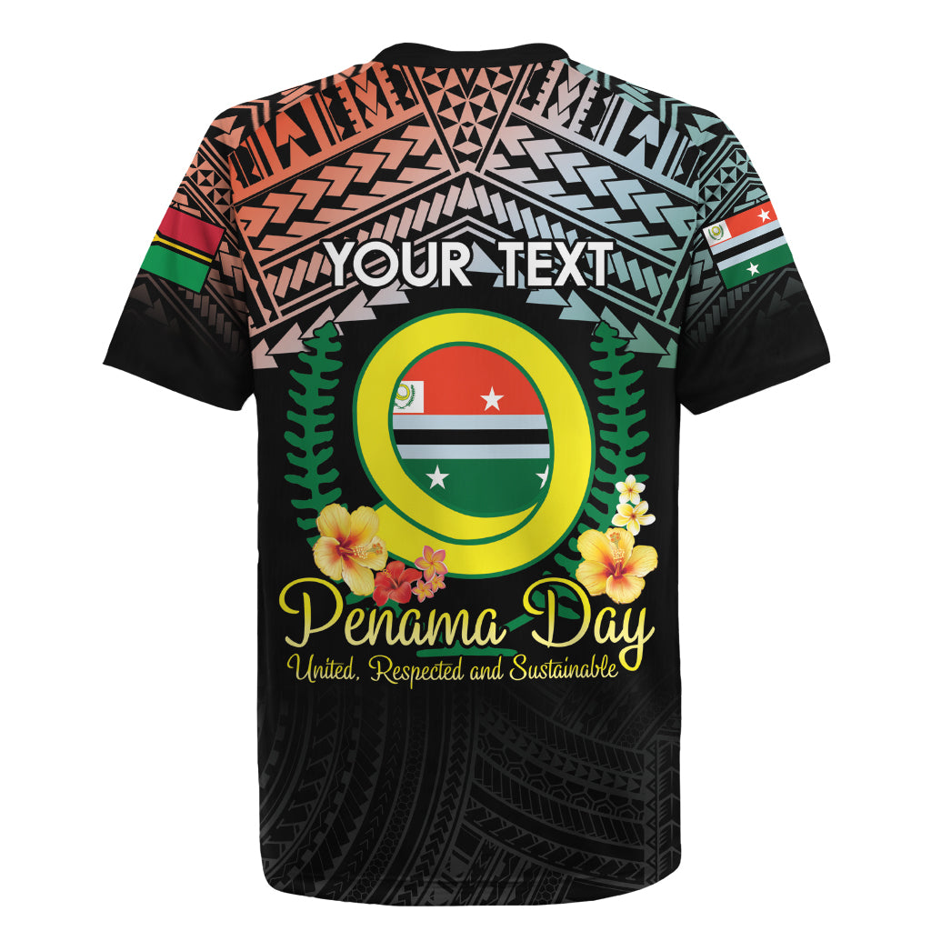 Personalised Penama Day Rugby Jersey Vanuatu Provinces Polynesian Pattern LT14 - Polynesian Pride