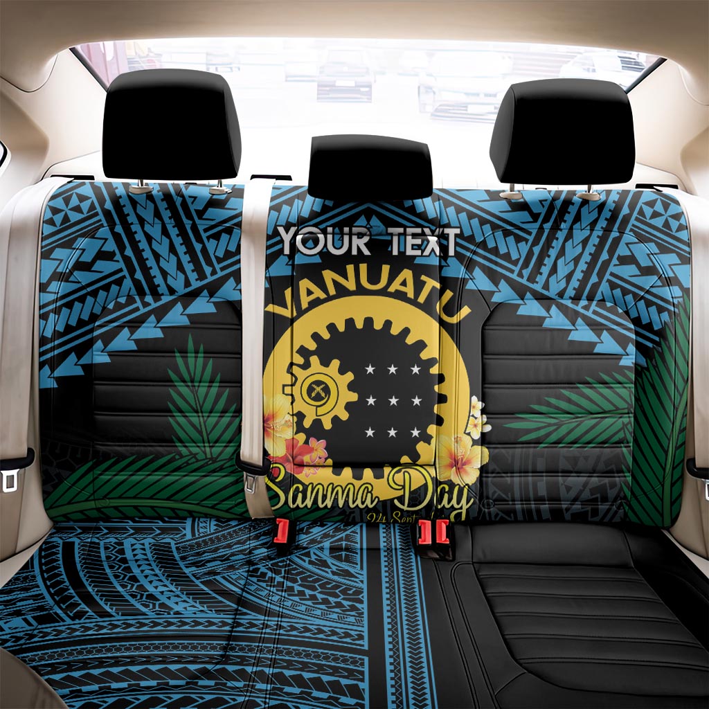 Personalised Sanma Day Back Car Seat Cover Vanuatu Provinces Polynesian Pattern LT14 - Polynesian Pride