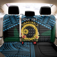 Personalised Sanma Day Back Car Seat Cover Vanuatu Provinces Polynesian Pattern LT14 - Polynesian Pride