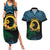 Personalised Sanma Day Couples Matching Summer Maxi Dress and Hawaiian Shirt Vanuatu Provinces Polynesian Pattern