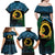 Personalised Sanma Day Family Matching Off Shoulder Maxi Dress and Hawaiian Shirt Vanuatu Provinces Polynesian Pattern