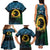 Personalised Sanma Day Family Matching Tank Maxi Dress and Hawaiian Shirt Vanuatu Provinces Polynesian Pattern