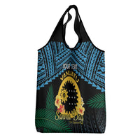 Personalised Sanma Day Grocery Bag Vanuatu Provinces Polynesian Pattern LT14 - Polynesian Pride