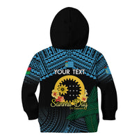 Personalised Sanma Day Kid Hoodie Vanuatu Provinces Polynesian Pattern LT14 - Polynesian Pride