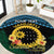 Personalised Sanma Day Round Carpet Vanuatu Provinces Polynesian Pattern